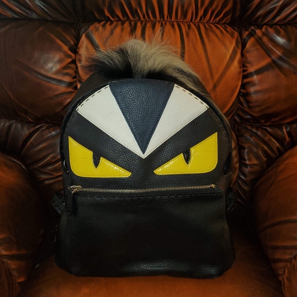 Fendi monsters  backpack  black - Picture 6 of 6